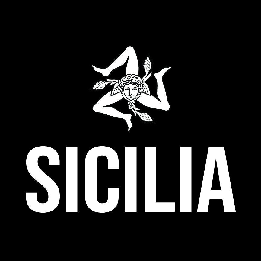 SICILIA with Trinacria T-Shirt - UNISEX