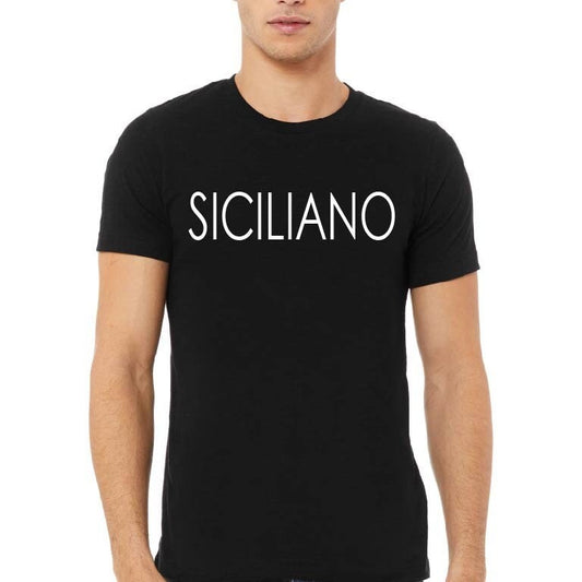 Sicilian Men's T-Shirt SICILIANO - Italian Flag Colors