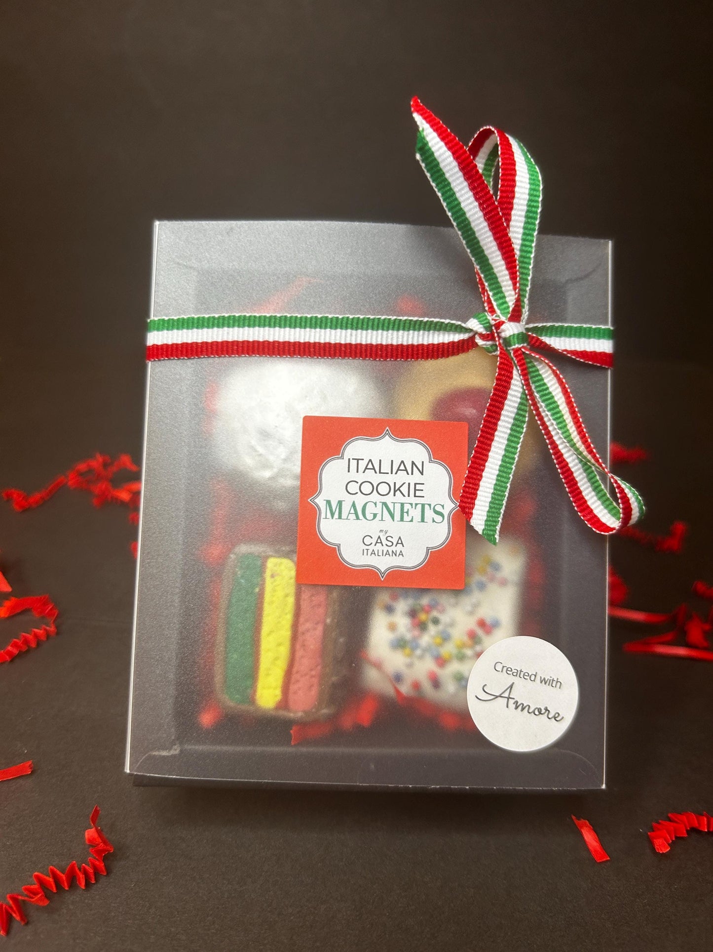 Handmade Italian Cookie Magnets • Bakery Kitchen Decor, Stocking Stuffer