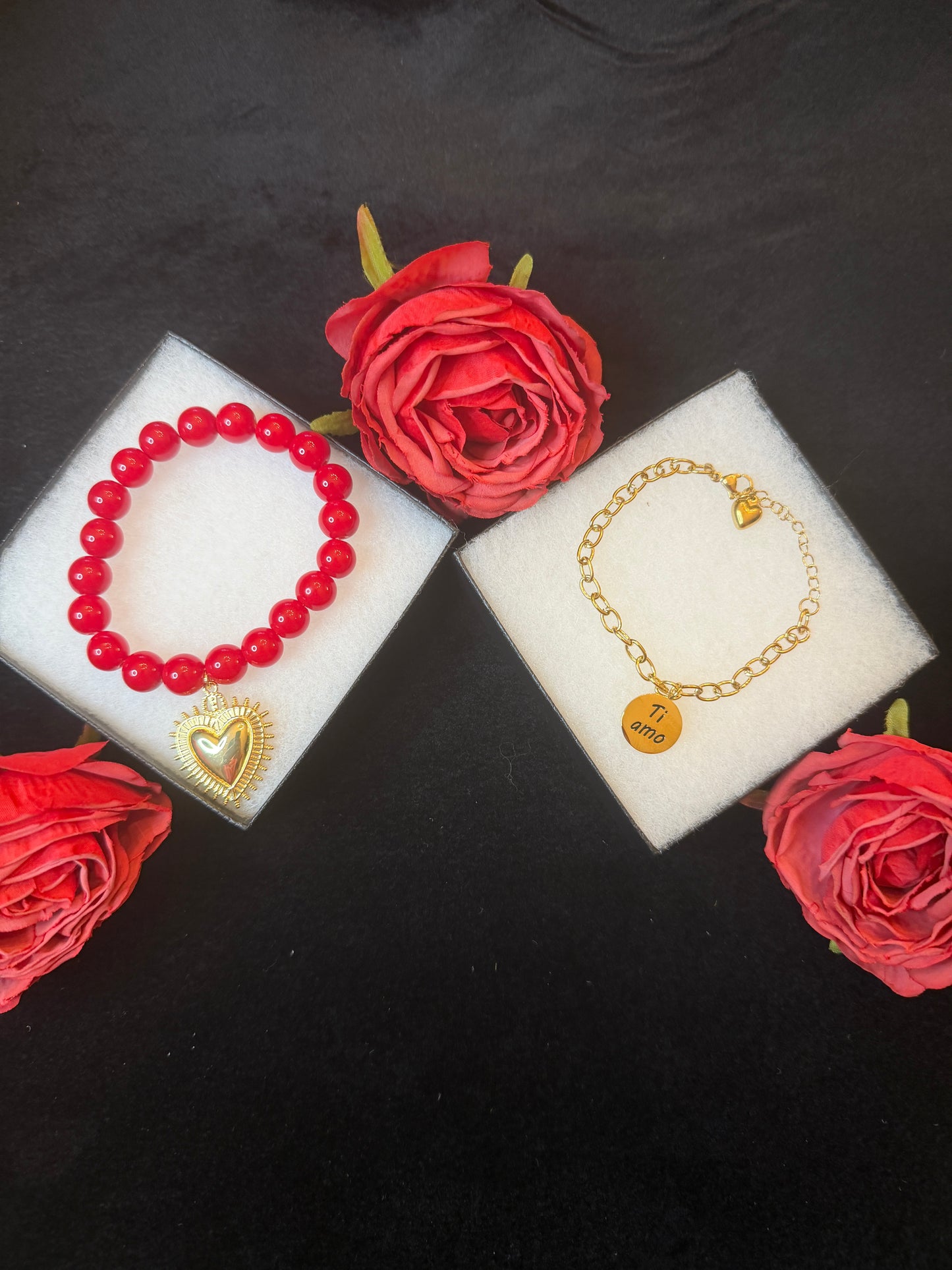 Cuore + Amore Duo | Italian-Inspired Bracelet Gift Set