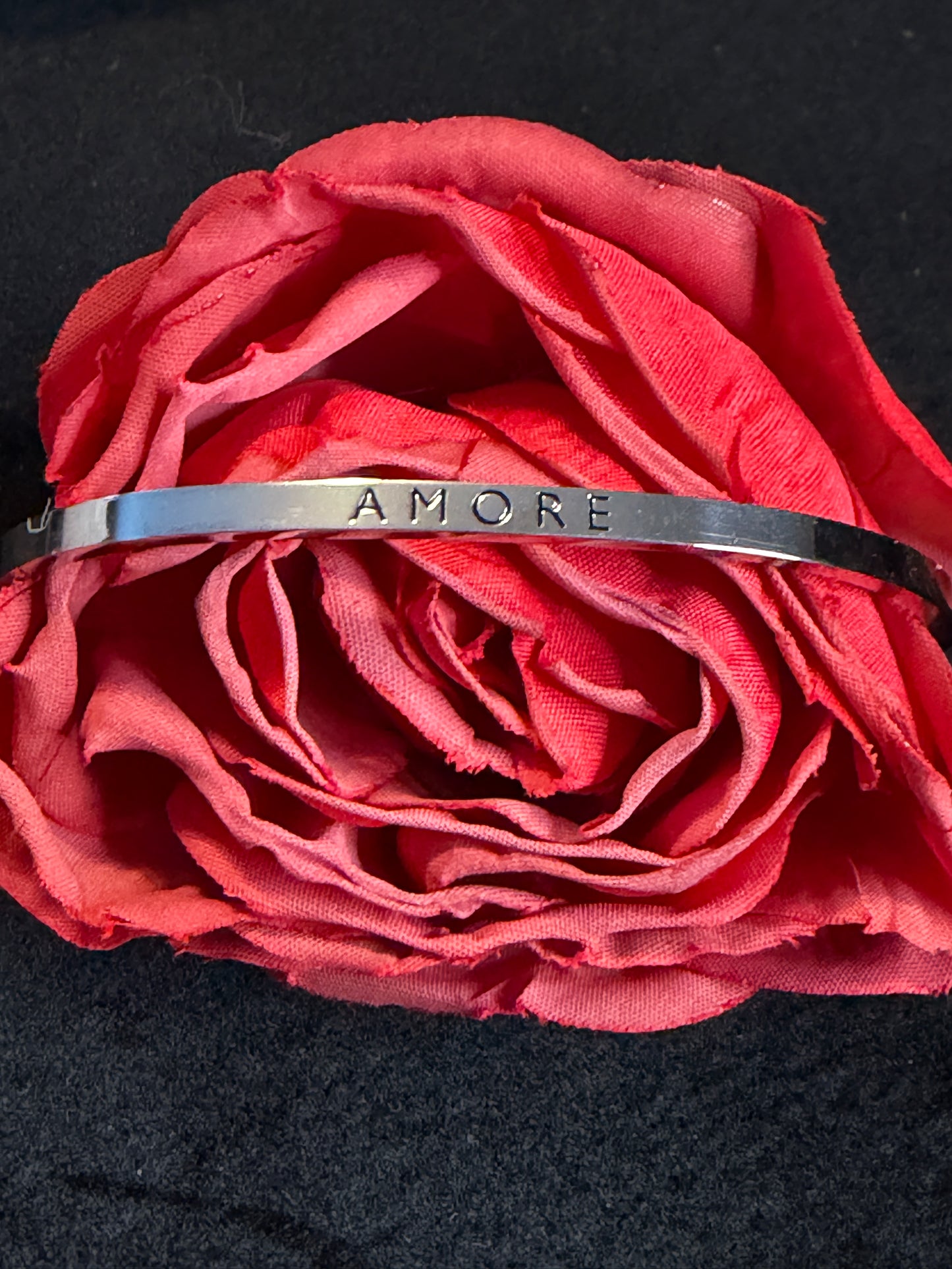 Amore Stainless Steel Cuff Bracelet