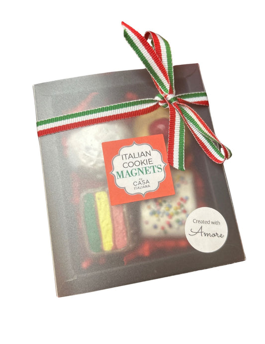 Handmade Italian Cookie Magnets • Bakery Kitchen Decor, Stocking Stuffer