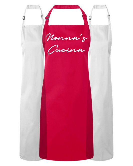 Personalized Italian Apron - Custom Made Gift for Italian Cooking