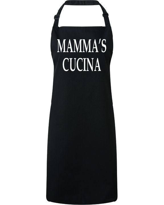 Personalized Italian Apron - Custom Made Gift for Italian Cooking