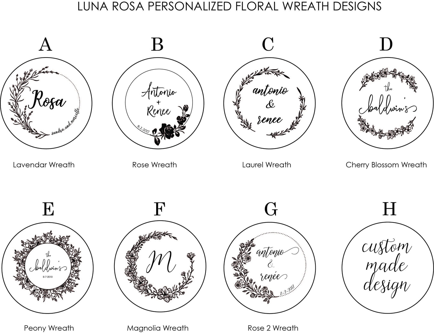 Personalized Round Wood Sign