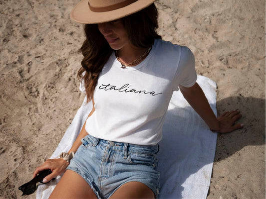 Italian Women's Graphic T-Shirt ITALIANA