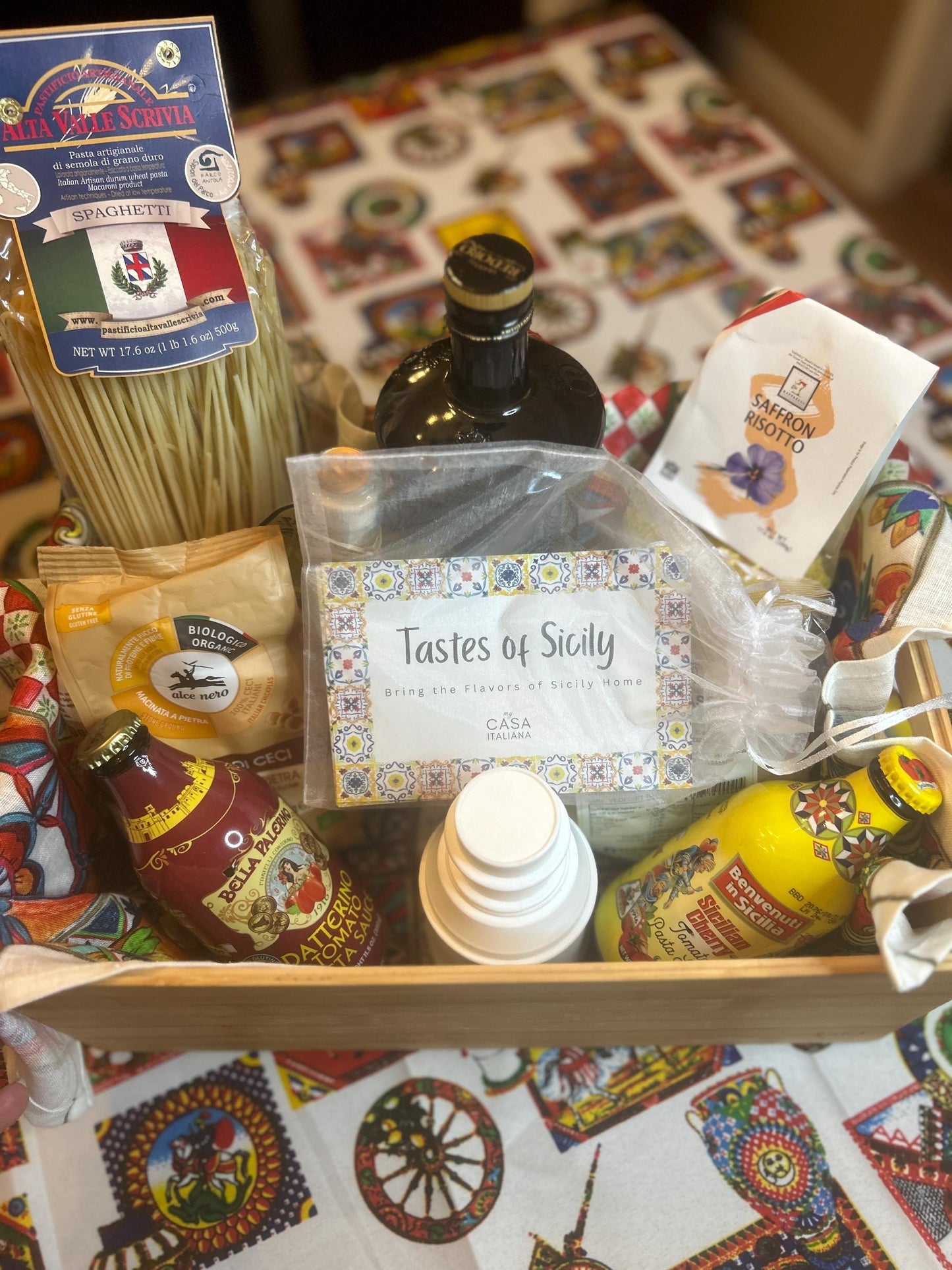 Tastes of Sicily Recipe Cards – Printed Artisan Collection – Authentic Italian Sicilian Recipes – Kitchen Gift