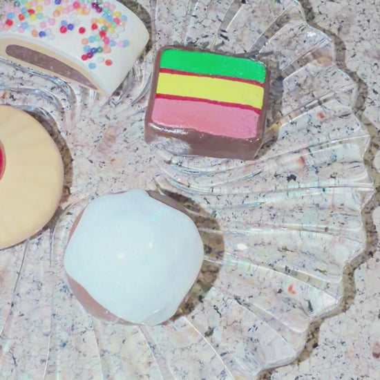 Handmade Italian Cookie on a plate good enought ot eat.