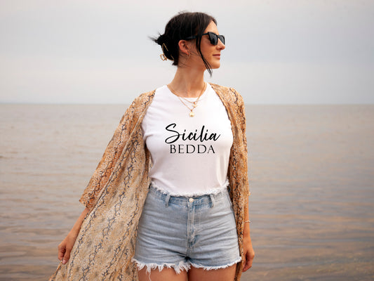 Sicilia Bedda T-Shirt – Sicilian Pride Tee